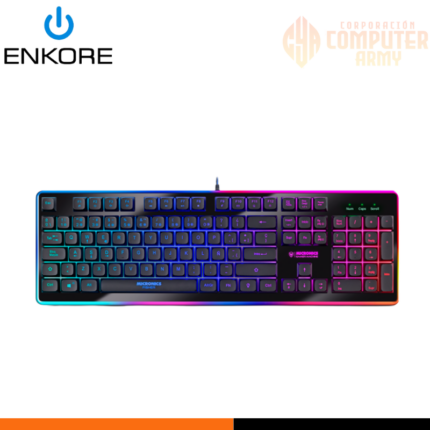 TECLADO SEMI MECANICO MICRONICS FISHER FULL RGB