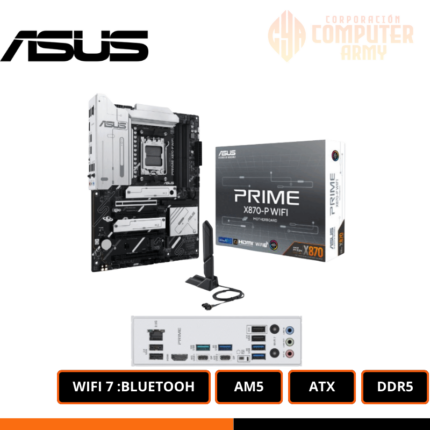 MAINBOARD ASUS PRIME X870-P WIFI, DDR5, AM5, AMD