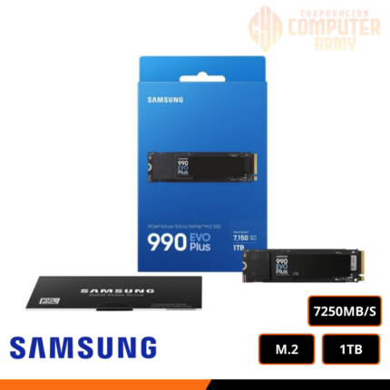 SSD 1TB SAMSUNG 990 EVO PLUS NVMe 2.0 M.2 2280 Pcie GEN 4.0x4/ 5.0 x2