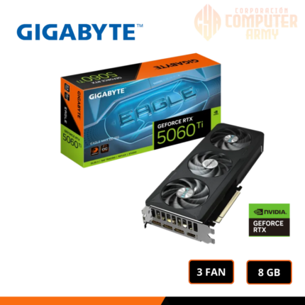 TARJETA DE VIDEO GIGABYTE GEFORCE RTX 5060Ti 16GB GDDR7 128BITS EAGLE MAX OC