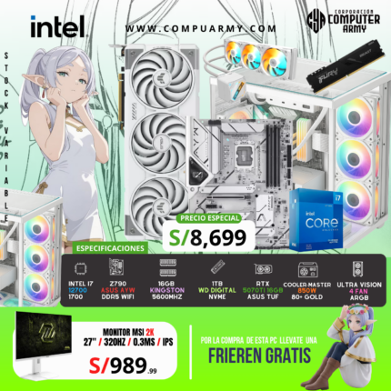 PC WAIFU FRIEREN - INTEL I7 12700+ RTX 5070TI 16GB