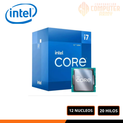 PROCESADOR INTEL CORE I7 12700 CON PC