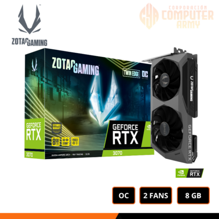 TARJETA DE VIDEO GDDR6 8GB RTX 3070 ZOTAC GAMING TWIN EDGE OC